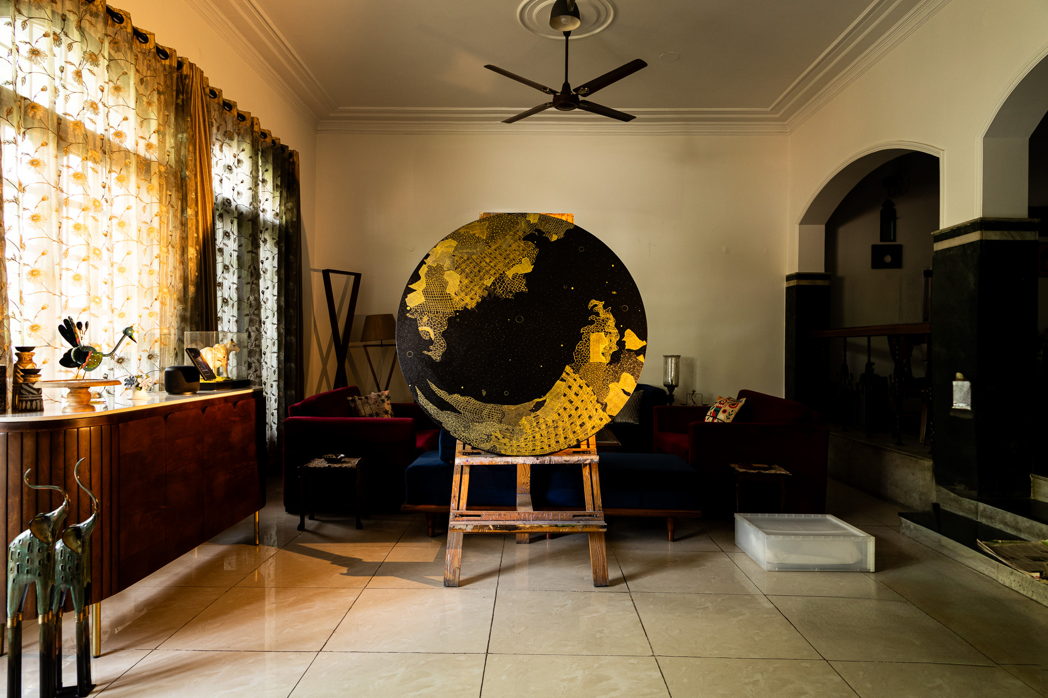 Gold ring circular work — additional view 7