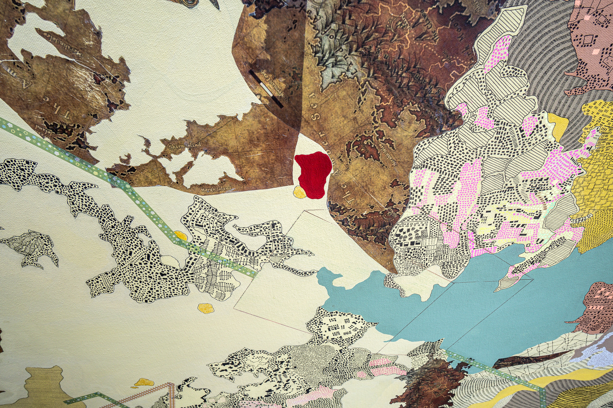 Ochre circular work — additional view 6