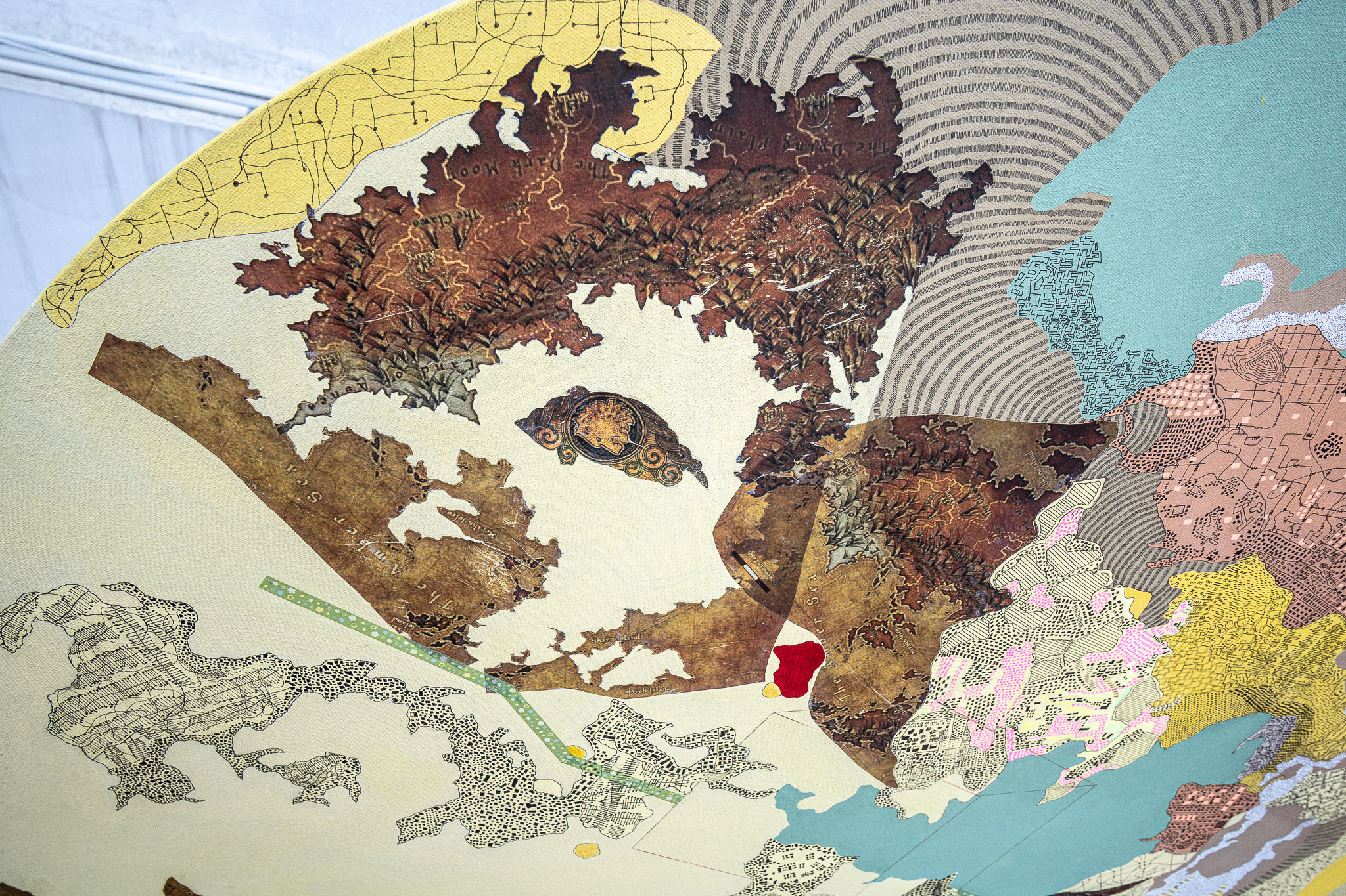 Ochre circular work — additional view 7